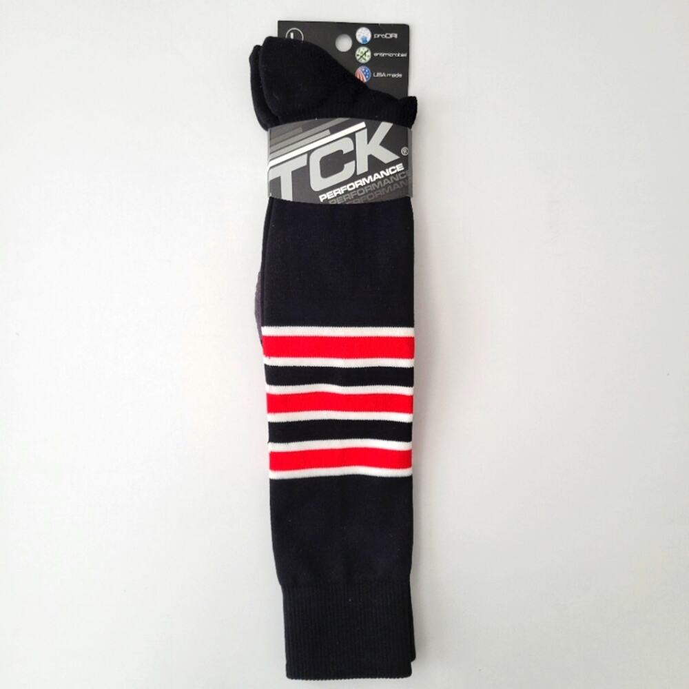 TCK dugout 3 stripe baseball performance socks Size L